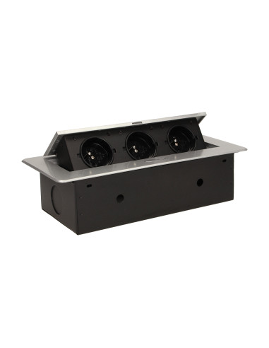 Gniazdo meblowe wpuszczane w blat z płaskim...