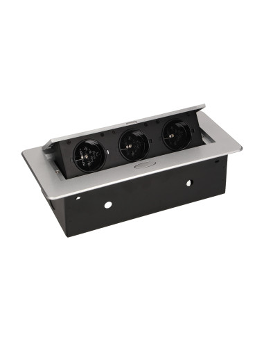 Gniazdo meblowe wpuszczane w blat z płaskim...