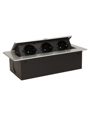 Gniazdo meblowe wpuszczane w blat z płaskim...