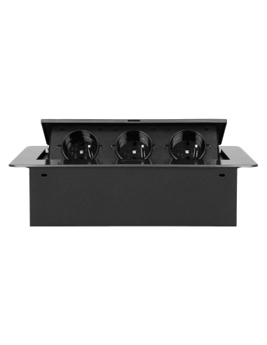 Gniazdo meblowe wpuszczane w blat z płaskim,...