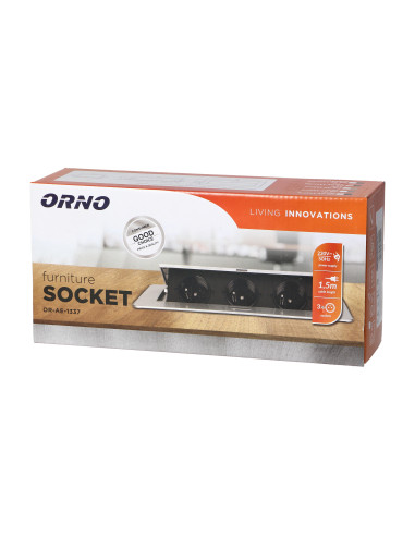  Gniazda meblowe w obudowie wpuszczanej w blat...