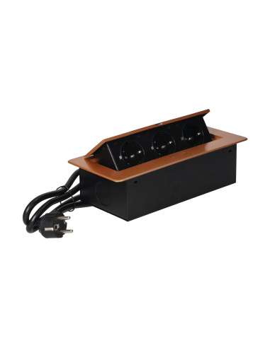 Gniazda meblowe w obudowie wpuszczanej w blat z...