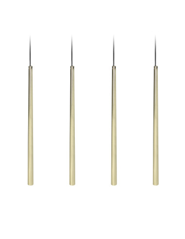 TABUNG 4P, lampa wisząca, G9  max.6W, złota