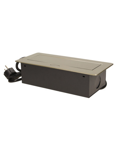 Gniazdo meblowe wpuszczane w blat z płaskim...