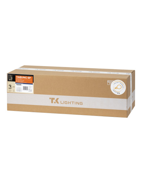 TABUNG 6P, lampa wisząca, G9  max.6W, czarna