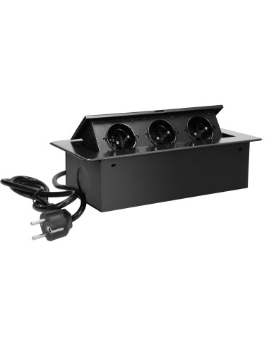 Gniazdo meblowe wpuszczane w blat z płaskim...