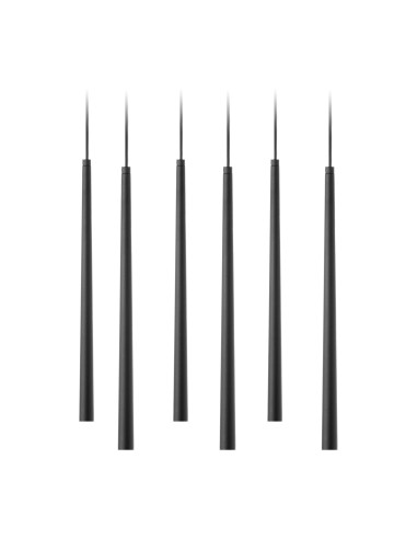 TABUNG 6P, lampa wisząca, G9  max.6W, czarna