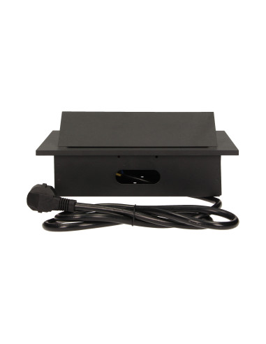 Gniazdo meblowe wpuszczane w blat z grubym...