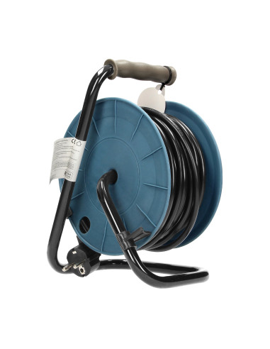 Przedłużacz bębnowy MINI, 4 gniazda 2P+Z,...