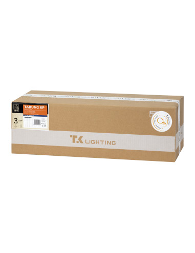 TABUNG 6P, lampa wisząca, G9  max.6W, złota