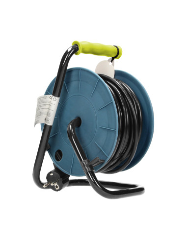  Przedłużacz bębnowy MINI, 4 gniazda 2P+Z,...