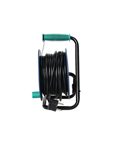 Przedłużacz bębnowy MINI, 4 gniazda 2P+Z,...