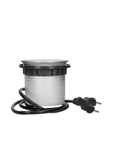 Gniazdo meblowe Ø10cm wysuwane z blatu z...