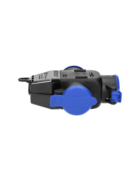 Rozgałęźnik bryzgoszczelny i odporny na uderzenia, IP44, 3 gniazda 2P+Z, 16A, 230V AC, wersja schuko