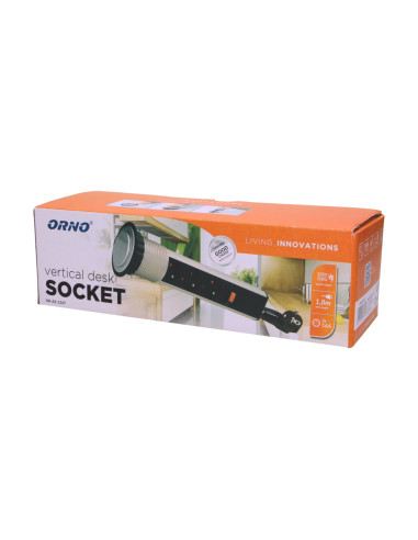 Gniazdo meblowe Ø6cm wysuwane z blatu z blokadą...