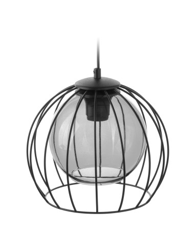 DUNIA 3P, lampa wisząca, E27  max.15W, czarna