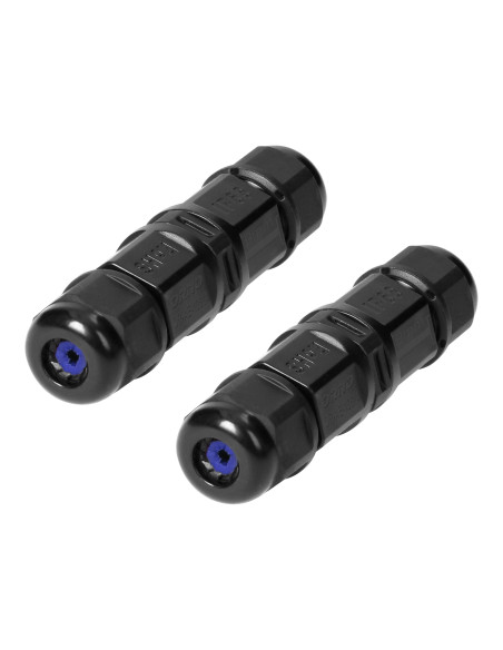 MICRO konektor kablowy prosty, IP68, 2x1,0mm2, 450V/10A, 2 szt.