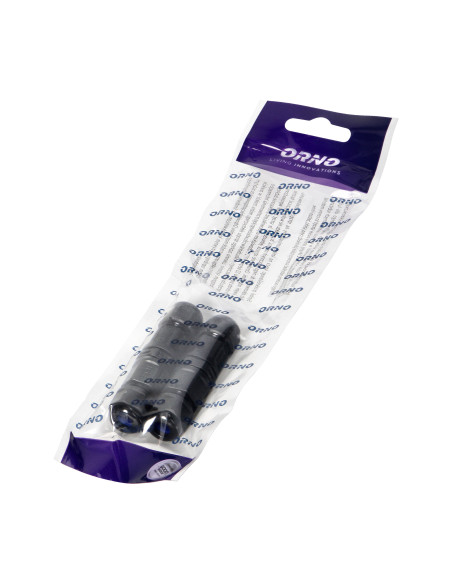 MICRO konektor kablowy prosty, IP68, 2x1,0mm2, 450V/10A, 2 szt.