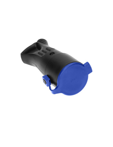 Bryzgoszczelne gniazdo gumowe 2P+Z, proste,...