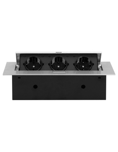 Gniazdo meblowe wpuszczane w blat z płaskim...