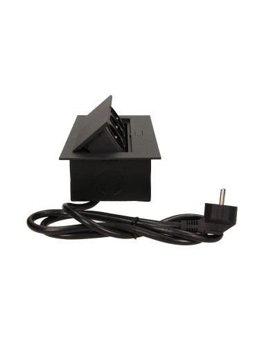 Gniazdo meblowe wpuszczane w blat z płaskim...