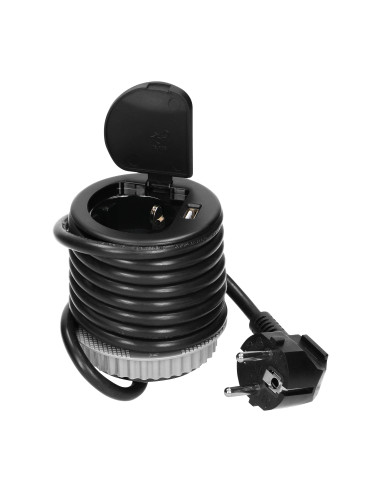  Gniazdo meblowe Ø6cm wpuszczane w blat z...