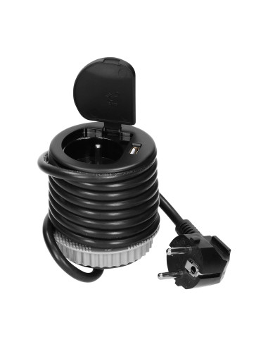 Gniazdo meblowe Ø6cm wpuszczane w blat z...