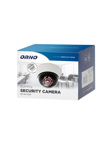 Atrapa kopułowej kamery monitorującej z...