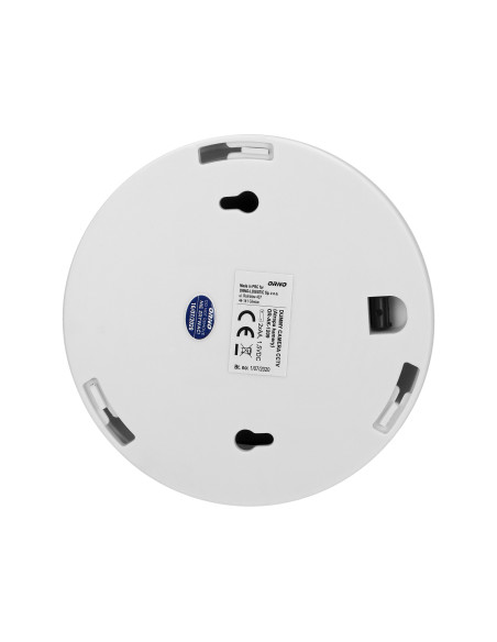 Atrapa kopułowej kamery monitorującej z podczerwienią CCTV, bateryjna