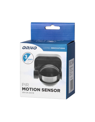 Czujnik ruchu 180st., pionowa regulacja, IP44,...