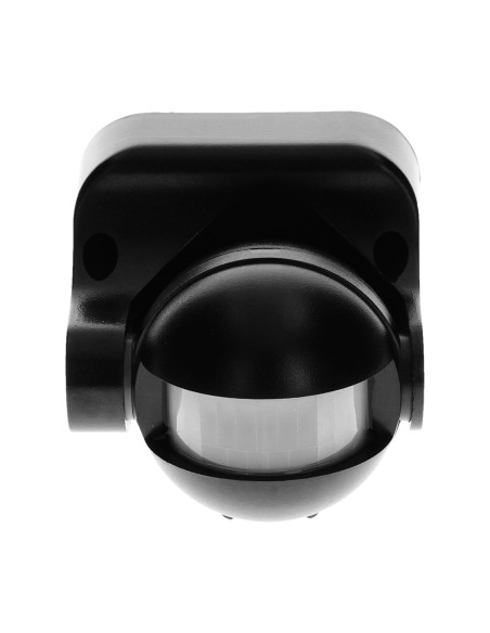 Czujnik ruchu 180st., pionowa regulacja, IP44, 1200W, czarny