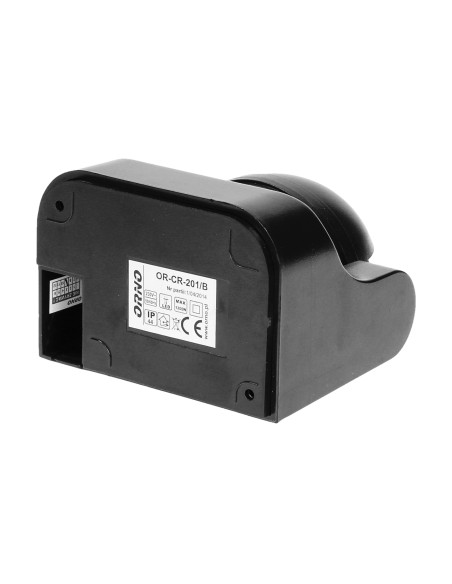 Czujnik ruchu 180st., pionowa regulacja, IP44, 1200W, czarny