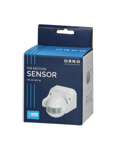 Czujnik ruchu 180st., pionowa regulacja, IP44,...