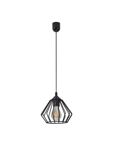 WAYA lampa wisząca, moc max. 1x60W, E27, czarna