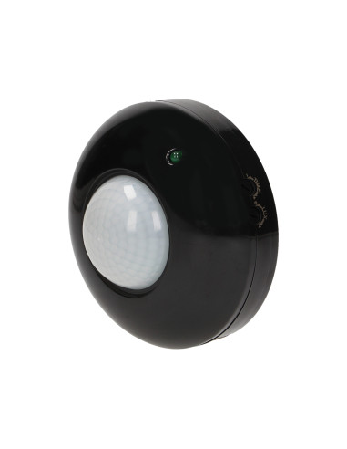 Czujnik ruchu 360st. IP20, 1200W, czarny