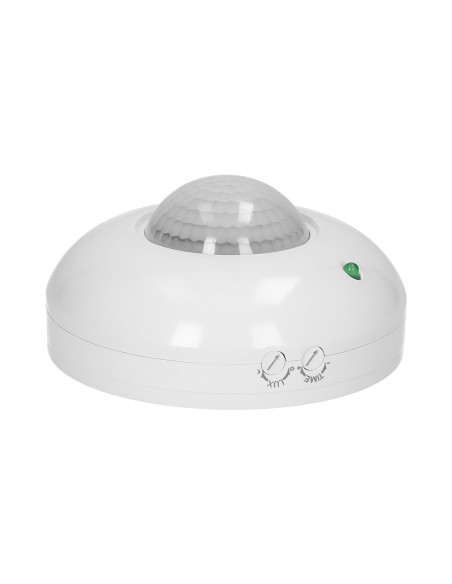 Czujnik ruchu 360st. IP20, 1200W, biały