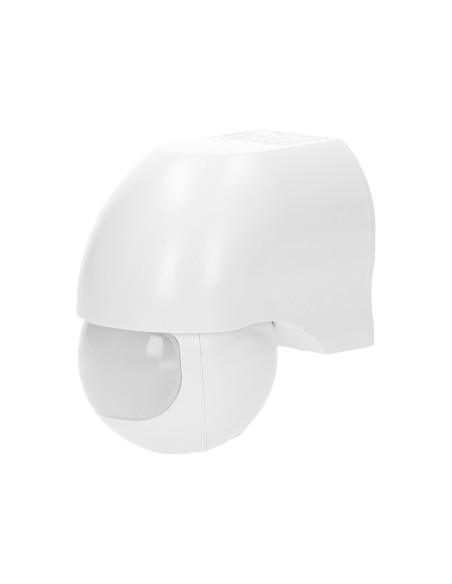 Czujnik ruchu 180st., regulacja pionowa i pozioma, IP44, 1200W, biały