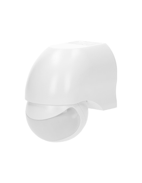 Czujnik ruchu 180st., regulacja pionowa i pozioma, IP44, 1200W, biały