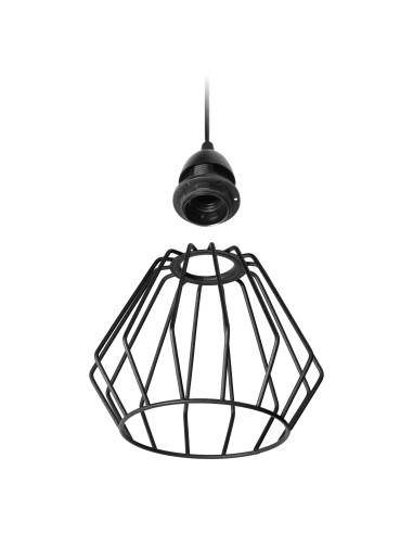 WAYA lampa wisząca, moc max. 3x60W, E27, czarna