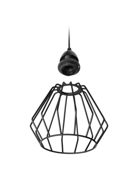 WAYA lampa wisząca, moc max. 3x60W, E27, czarna