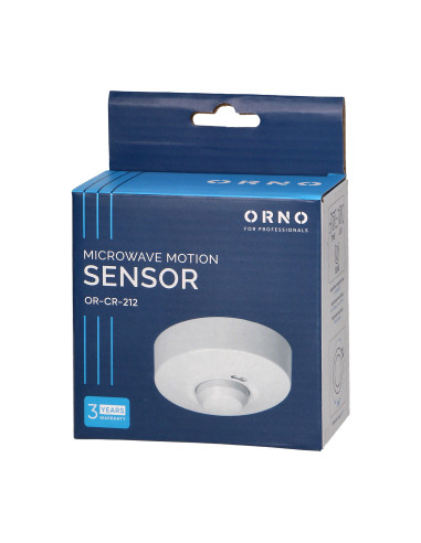 Mikrofalowy czujnik ruchu z osłoną, 360st....