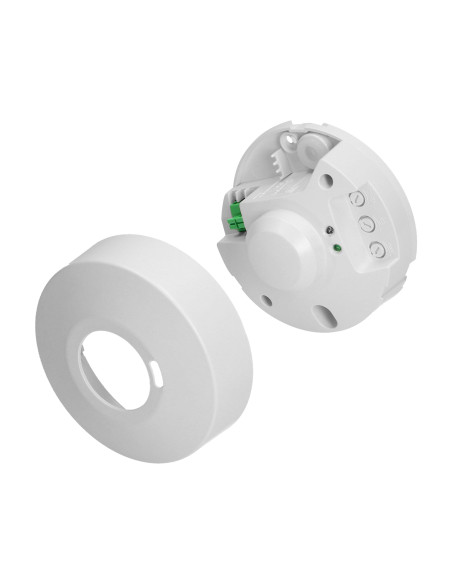 Mikrofalowy czujnik ruchu z osłoną, 360st. IP20, 1200W, natynkowy