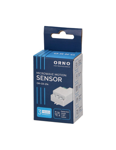 Mikrofalowy czujnik ruchu, mini, 360/180st....