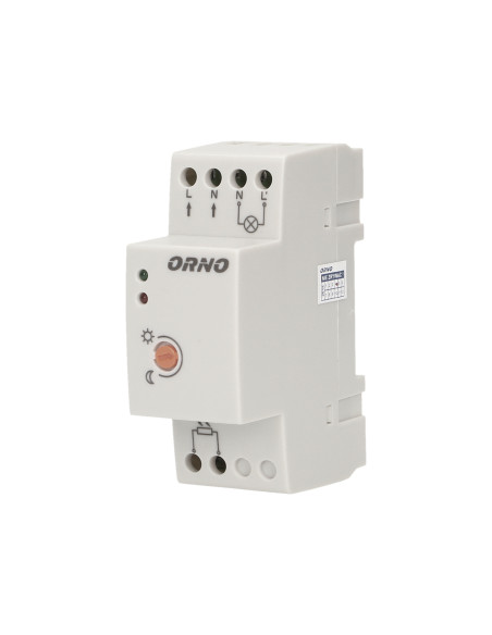 Czujnik zmierzchowy na szynę DIN z hermetyczną zewnętrzną sondą, IP65, 3000W