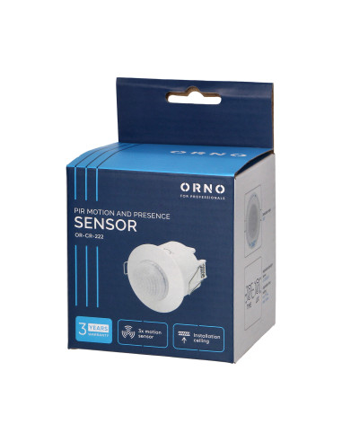 Czujnik ruchu i obecności 360st. IP20, 1200W,...