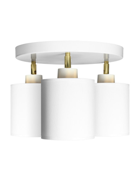 BATI oprawa ścienno-sufitowa, moc max. 3x60W, E27, biała