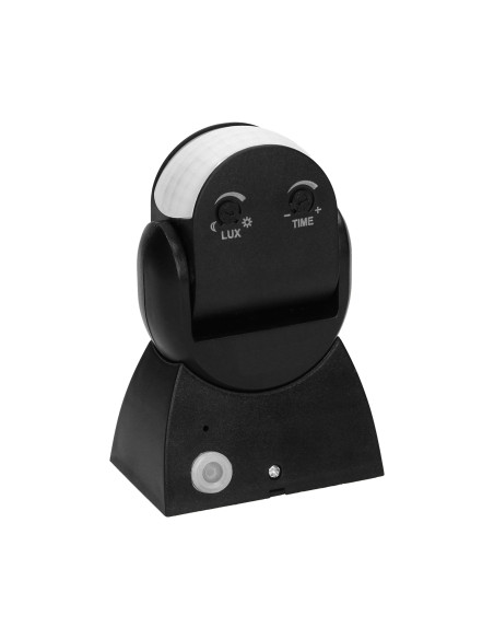 Czujnik ruchu 180st., regulacja pionowa i pozioma, IP65, 1200W, czarny
