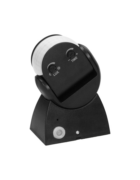 Czujnik ruchu 180st., regulacja pionowa i pozioma, IP65, 1200W, czarny