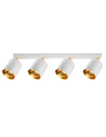 BATI oprawa ścienno-sufitowa, moc max. 4x60W, E27, biała