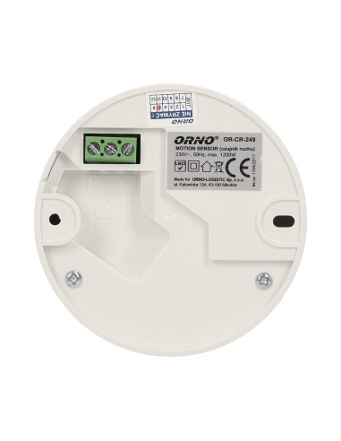 Czujnik ruchu mini 360st. IP20, 1200W